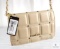 New Bebe Chica Studded Crossbody Purse WIth Phone Pocket in Almond and Gold Tone