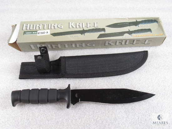 New Hunting Stainless Steel Straight Blade Knife