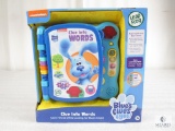 New Leap Frog Blue's Clues & You Clue Into Words Electronic Book