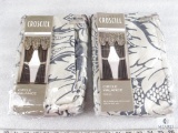 Pair of Croscill Auden Circle Curtain Valance 42