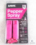 New Sabre 2 Pack Pepper Spray Maximum Strength With Quick Release Key Rings