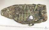 New East West Tactical Gun Backpack In Green/Brown Digital Camo