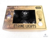 New Litez All Vintage String Lights Edison Bulbs With 6 Hour Timer