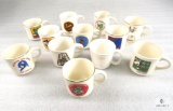 One Dozen Assorted Camp Vintage Boy Scouts Ceramic Coffee Mugs