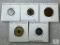 Five Different From #41 Vintage Transit Tokens