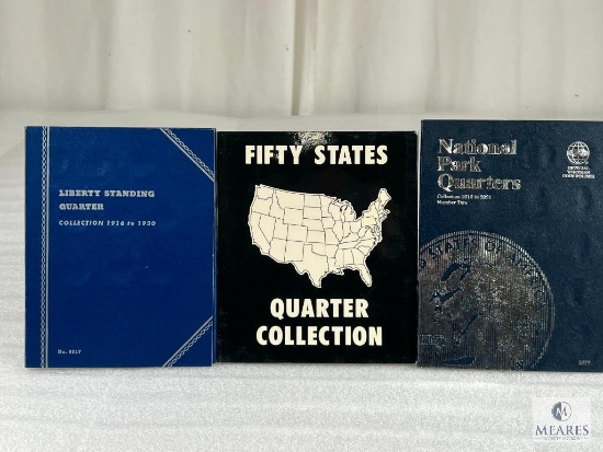 Three Quarter Books, Liberty Standing, 1916-1930, 50 States Collection, National Park 2016-2021