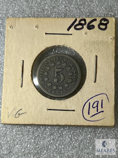1868 Shield Nickel, G