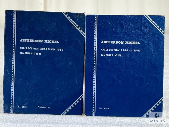 #1 and #2 Jefferson Nickel Books with Partial Sets
