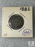 1882 Shield Nickel, VF