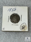 1850 Liberty Seated Dime, Good
