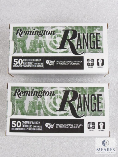 100 Rounds Remington 9mm Ammo. 115 Grain FMJ