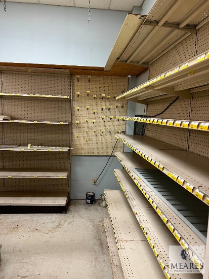 Wall Shelving in the Front of hardware Store - Lozier Brand
