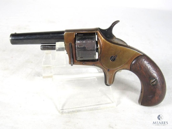 Antique Hopkins & Allen Blue Jacket No 1 .22 Rimfire Spur Trigger Revolver