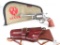 Ruger Bearcat Stainless Steel Single Action Revolver with Leather Holster