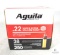 Aguila .22 Super Extra Hollow Point .38 Grain Copper Plated 250 Round Box