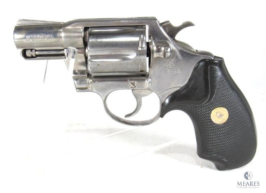 Colt Detective Special Third Issue Nickel Plated Double Action Revolver .38 Special Mfg. 1980