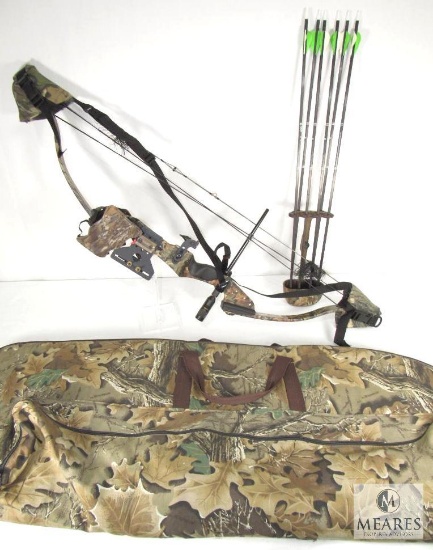 XI F Velocity Usion Left Handed Compound Bow with Accessories