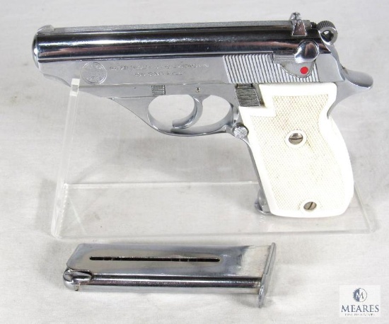 Astra Constable Model Double Action Semi-Automatic Nickel Plated Pistol .380 ACP