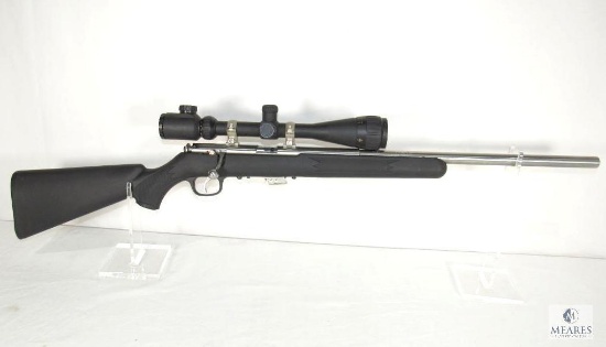 Savage Mark II Stainless Steel Bolt Action Rifle Chambered in .17 Mach 2.