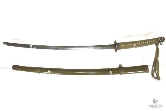Japanese Military Sword, Appears to be a Type 94 Kanji on the Blade