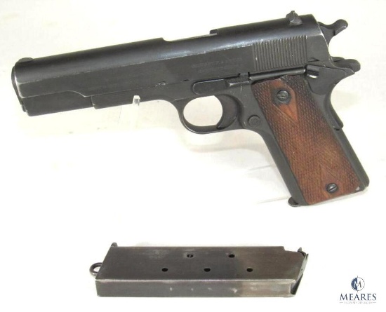 RARE Four Digit Serial (1912) Colt 1911 Navy US Property .45 ACP Semi-Auto Pistol With Archive