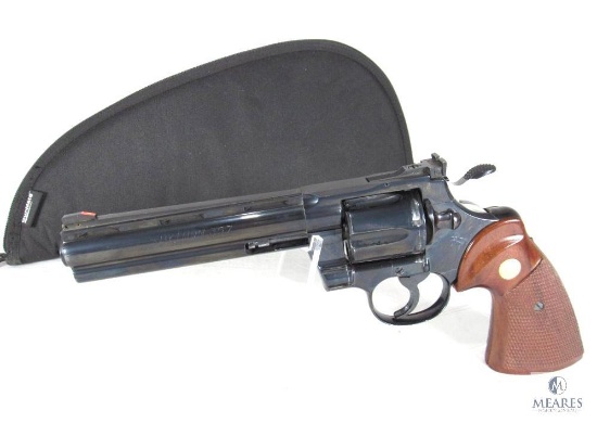 Colt Python 6 Inch Blued Revolver Manufactured in 1974 .357 Magnum