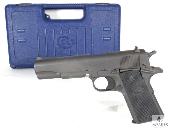 Colt M1991A1 Semi-Auto 9mm Pistol with 5" Barrel Matte Blue Finish