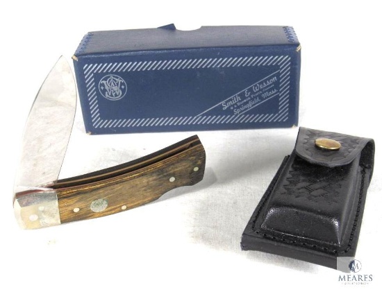 Smith & Wesson Blackie Collins Sporting Design Folding "Blue Box" Pocket Knife 6060