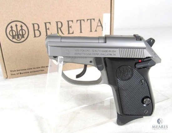 Beretta Model 3032 Tomcat .32 ACP Semi-Auto Stainless Steel Pistol