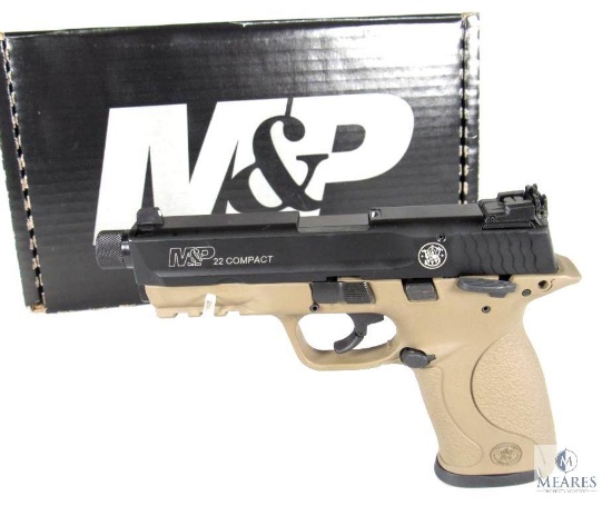 Smith & Wesson M&P22C FDE .22LR Compact Semi-Auto Pistol (3744)