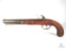 Flintlock Black Powder .45 Caliber Pistol Marked W. Moore
