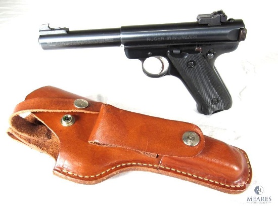 Ruger Mark MK II Target .22 LR Semi-Auto Pistol with Holster