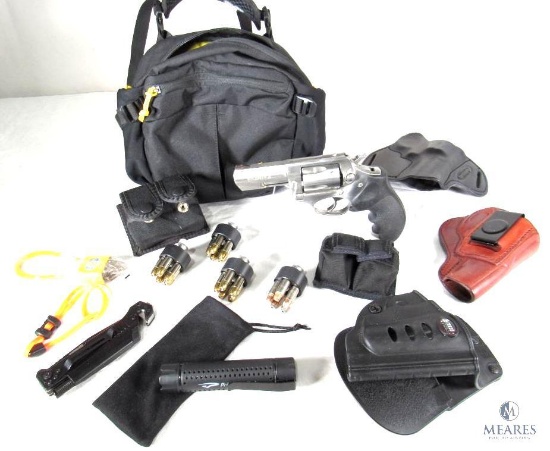 Ruger SP101 .357 MAG SS Revolver in Go Bag with Accessories (4309)