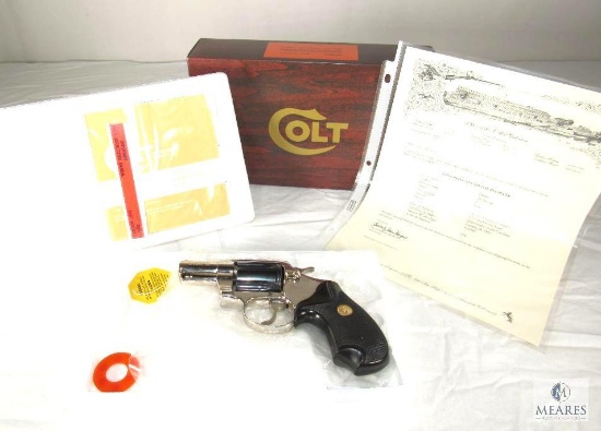 *RARE* Colt Detective Special .38 SPL Two Tone "Pinto" Revolver with Colt Archive Letter