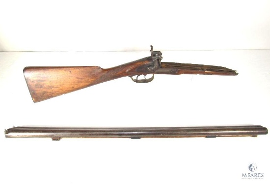 Double Barrel Flintlock Black Powder Shotgun for Parts