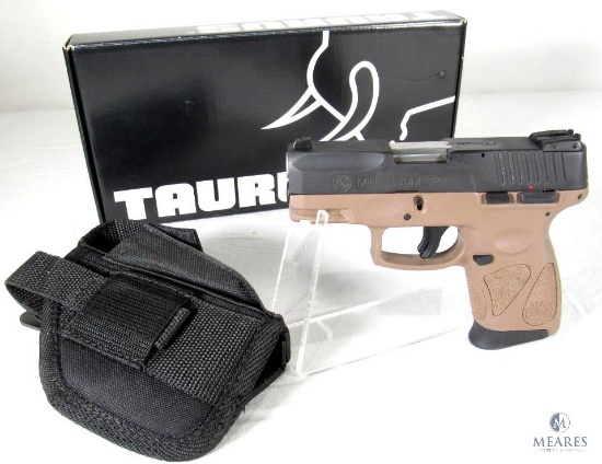 Taurus PT111 G2 Millennium 9mm Luger Semi-Auto Pistol in Brown & Black (4448)