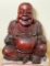 Beautifully Carved Buddha Statue - Solid Dark Wood - Circa 1950s-60s - NO SHIPPING