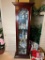 Wooden and Glass Display Cabinet with Front-opening Door - CONTENTS NOT INCLUDED