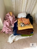 Linens Lot Towels, Heated Blankets and Sheets