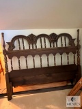Vintage Wood Full Size Bed Frame