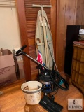 Cleaning Lot: Filterqueen Majestic Vacuum, Ironing Board and Umbrella