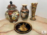 Group of Four Asian-Influenced Decorative Pieces