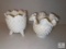 Group of Two Fenton Hobnail Milk Glass Pieces