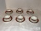Set of Six Cups and Saucers - Marked