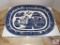 FL-1084 Blue and White Serving Platter - New in the Box