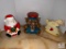 Three Cookie Jars - Santa, Pig and Horse