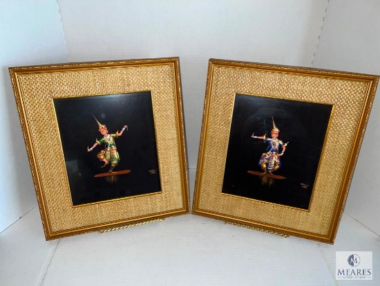 Group of Two Vintage Indian Artworks