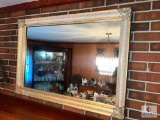 Gold-colored Framed Wall Mirror