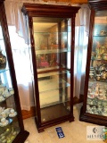 Wood and Glass Curio Cabinet - NO SHIPPING