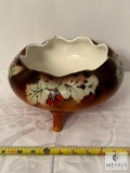 Decorative Footed Crimped Bowl